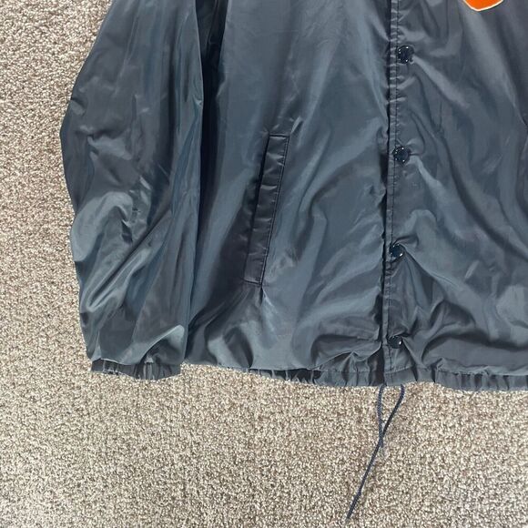 Vintage 70s Clemson Tigers Jacket Mens Medium Blue Hartwell Made In USA NCAA - Picture 6 of 13